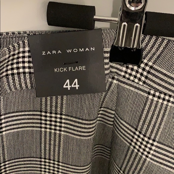 💕2 for $15 💕Zara straight leg plaid pants - Picture 2 of 2